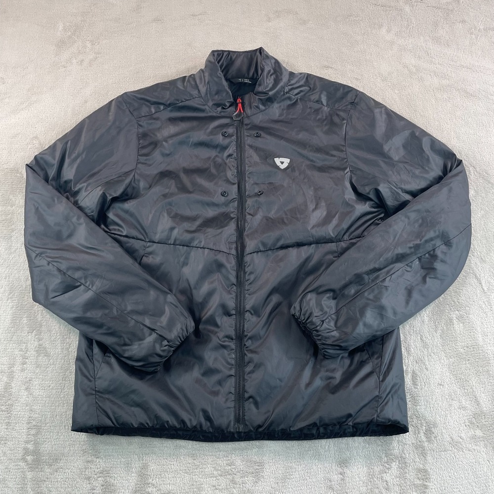 REV'IT‎ Offtrack 2 H2O Windbreaker Jacket Men Large Black Full Zip Lightweight